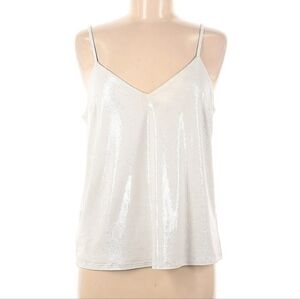Shimmering White Cami Top